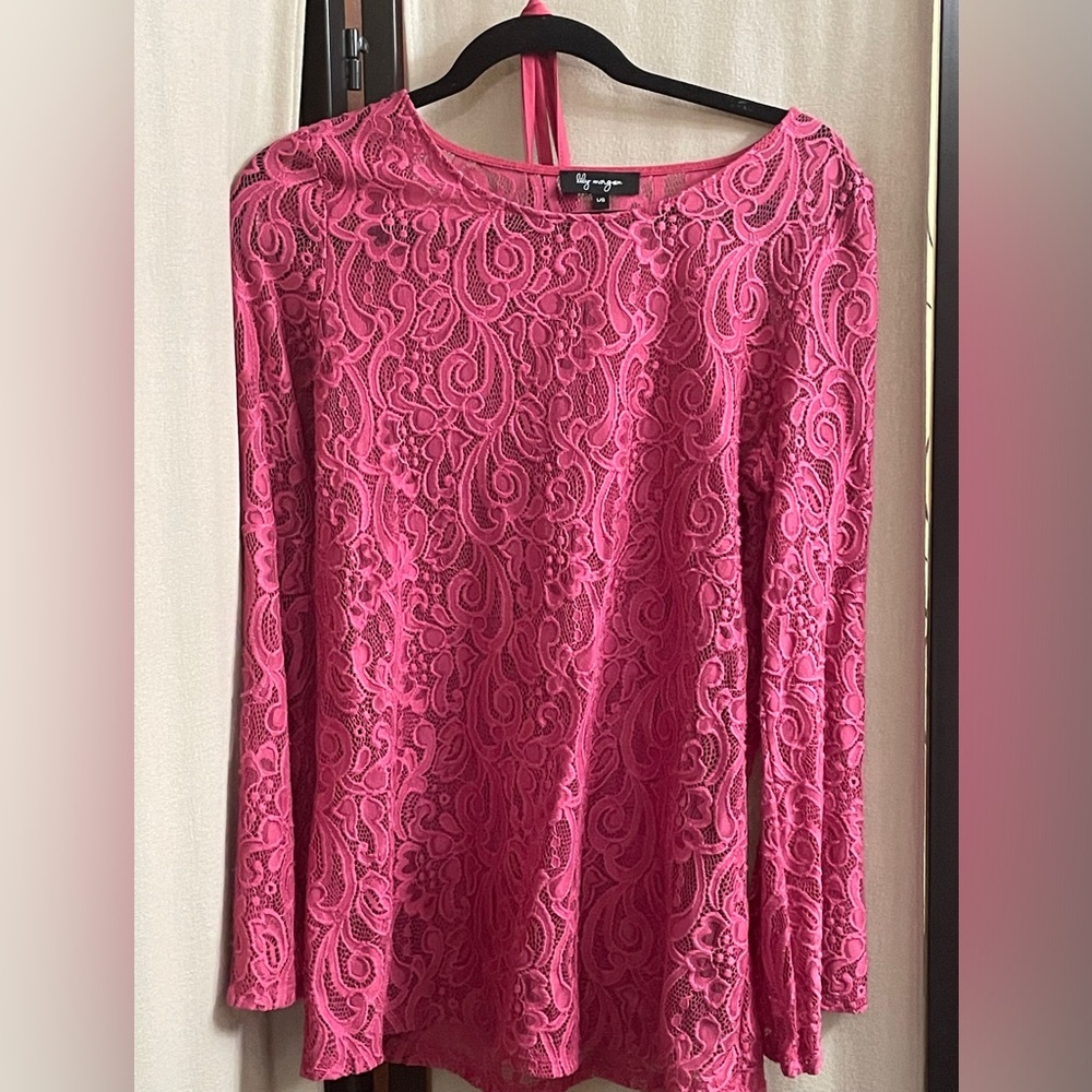Women's 2 Piece Pink Camisole Top and camisole.